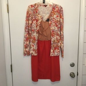 Mossimo Dress and Merona cardigan‎ set womens size M